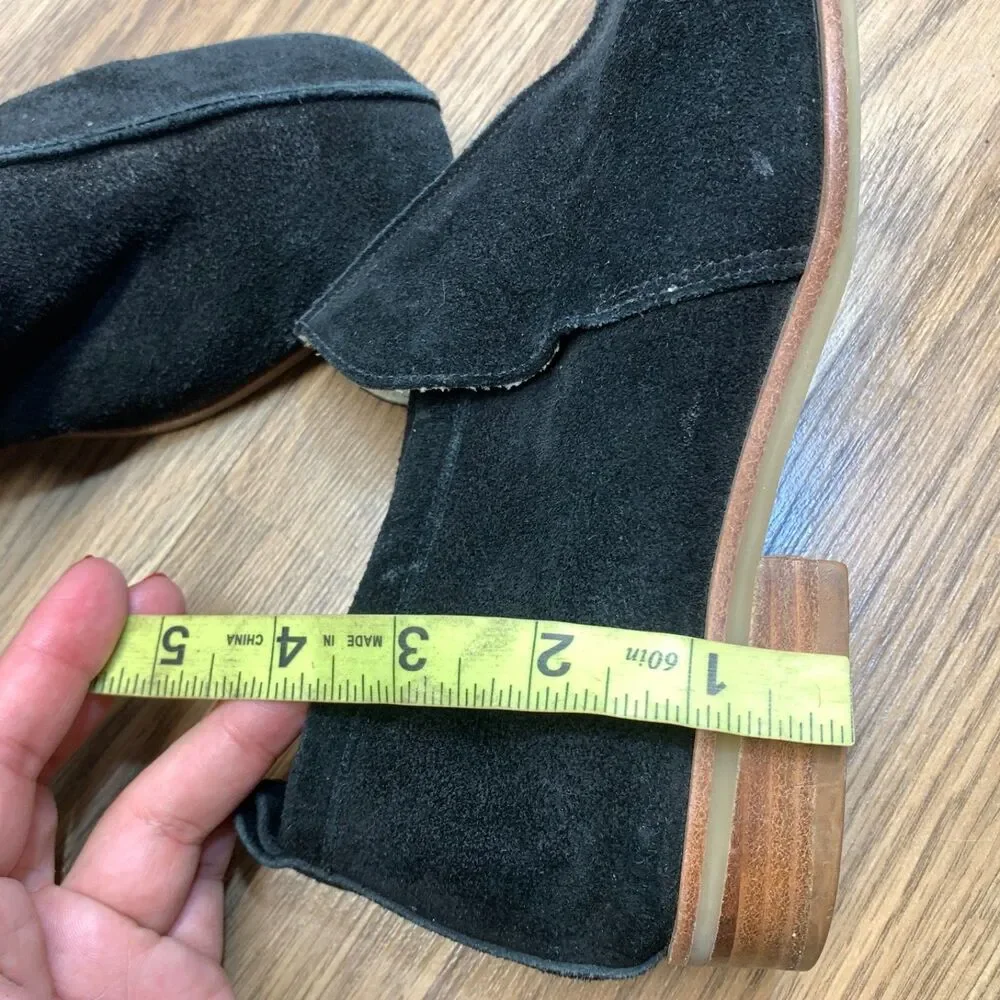 Bird of Flight Riley Ankle Shoes Women's Size 6 Suede‎ Leather Slip On Bootie